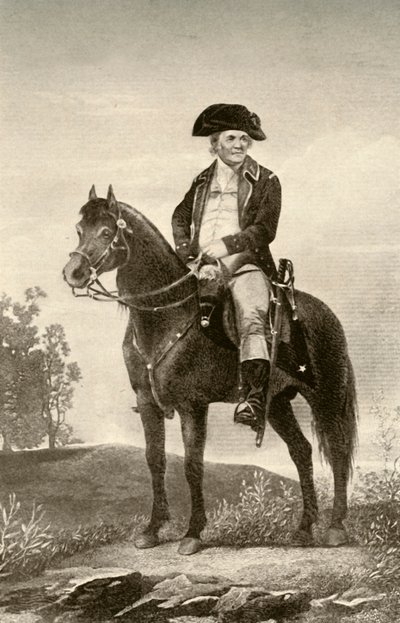 الجنرال إسرائيل بوتنام ، يظهر زي جندي كونتيننتال ، c1770 ، 1937. بواسطة غير معروف