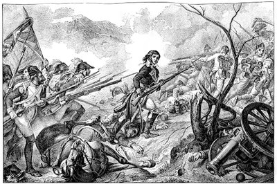 الجنرال جوبرت في معركة ريفولي ، 14 يناير 1797 1882-1884 بواسطة غير معروف