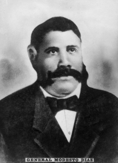 الجنرال موديستو دياز 1826-1892 ، اللواء العام لجيش التحرير الكوبي ، c1910 بواسطة غير معروف