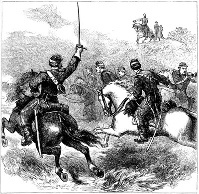 جنرال شيريدان في سيدار كريك ، فرجينيا ، الحرب الأهلية الأمريكية ، 1864 c1880 بواسطة غير معروف