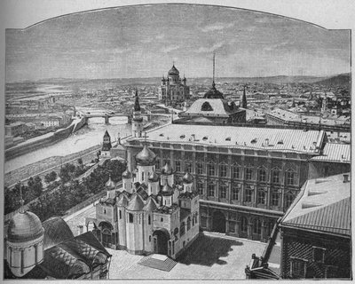 منظر عام لمدينة موسكو ، 1902 بواسطة غير معروف