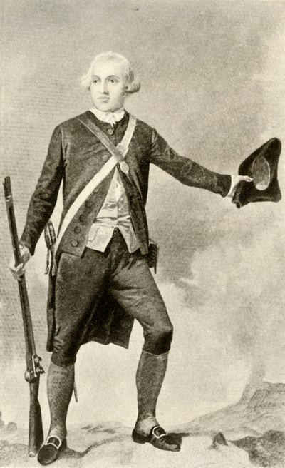 الجنرال وارن ، في ثوب رجل دقيق ، c1760 ، 1937. بواسطة غير معروف