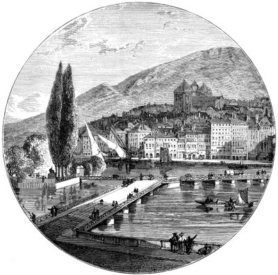 جنيف ، سويسرا ، 1900 بواسطة غير معروف