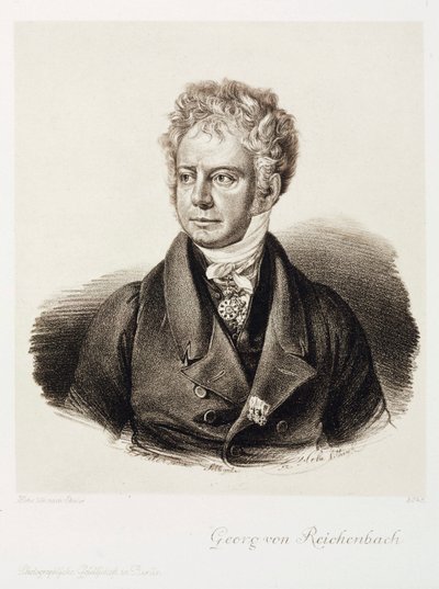 جورج فون ريتشينباخ ، مهندس وصانع أدوات ألماني ، c1820 بواسطة غير معروف