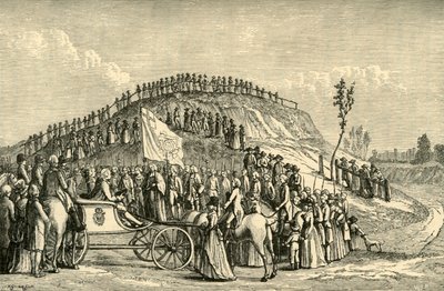 جورج الثالث والملكة شارلوت في إيتون مونتيم ، 1778 ، 1911. بواسطة غير معروف