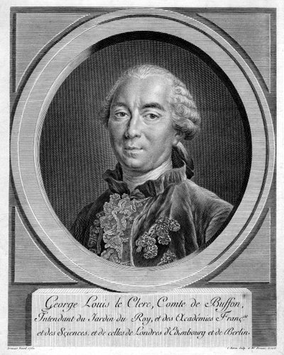 جورج لويس لوكليرك ، Comte du Buffon ، عالم الطبيعة الفرنسي ، 1761 بواسطة غير معروف