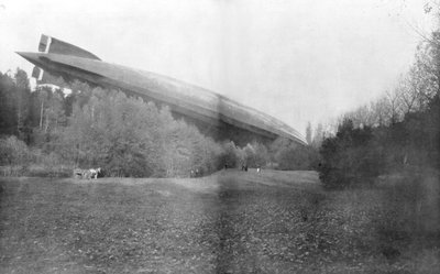 الألمانية Zeppelin L49 أسقطت وأسرها الفرنسيون سليمة ، 20 أكتوبر 1917 بواسطة غير معروف