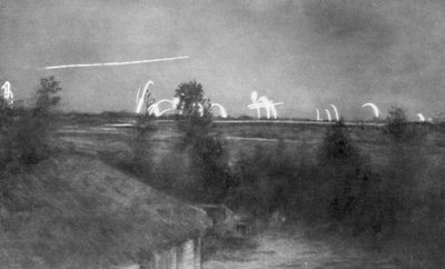 المدفعية الألمانية ، جبهة الشمبانيا ، فرنسا ، الحرب العالمية الأولى ، 1915 1929 بواسطة غير معروف