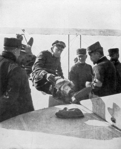 أسقط الطيارون الألمان من قبل الآس الفرنسي جان نافار ، 1916 بواسطة غير معروف