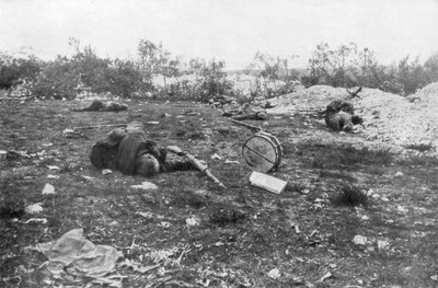 القتلى الألمان ، معركة الشمبانيا الثانية ، فرنسا ، 25 سبتمبر - 6 نوفمبر 1915 بواسطة غير معروف