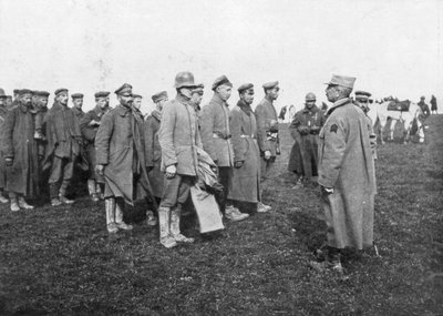 تم أسر السجناء الألمان في 18 أبريل 1918 بعد إخبارهم بقواعد أسرهم ، فرنسا بواسطة غير معروف
