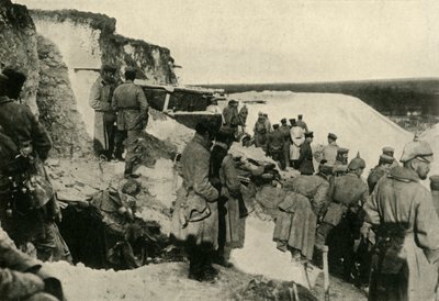 الجنود الألمان في Hulluch في شمال فرنسا ، الحرب العالمية الأولى ، c1915 ، c1920. بواسطة غير معروف