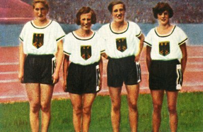 فريق التتابع الألماني الألماني 4 × 100 م ، 1928. بواسطة غير معروف