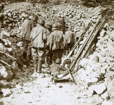 الجرحى الألمان ، ثياومونت ، فردان ، شمال فرنسا ، c1914-c1918 بواسطة غير معروف