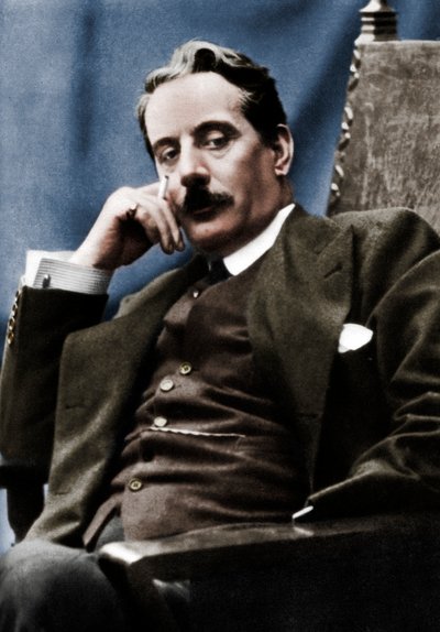 جياكومو بوتشيني 1858-1924 ، ملحن إيطالي ، 1910 بواسطة غير معروف