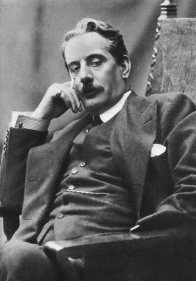 جياكومو بوتشيني 1858-1924 ، ملحن إيطالي ، 1910 بواسطة غير معروف