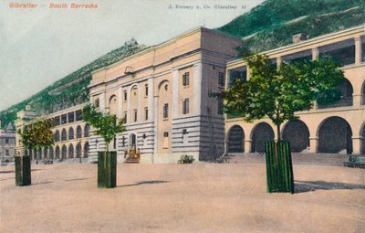 جبل طارق - الثكنة الجنوبية ، 1900 بواسطة غير معروف