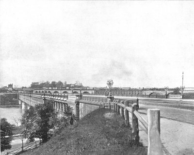 جسر شارع جيرارد ، فيلادلفيا ، الولايات المتحدة الأمريكية ، c1900. بواسطة غير معروف