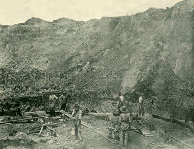 عمال مناجم الذهب بالقرب من Beechworth ، 1901. بواسطة غير معروف
