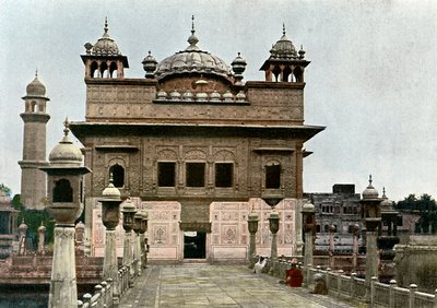 المعبد الذهبي ، أمريتسار ، البنجاب ، الهند ، c1890 بواسطة غير معروف