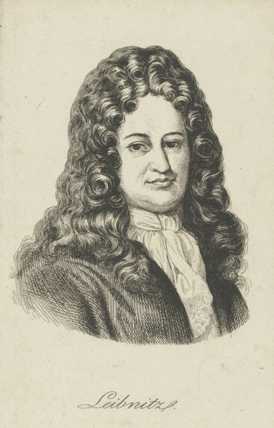 جوتفريد فيلهلم ليبنيز 1646-1716 ، ج. 1800. بواسطة غير معروف