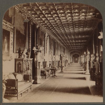 الممر الكبير ، قلعة وندسور ، إنجلترا ، c1910. بواسطة غير معروف