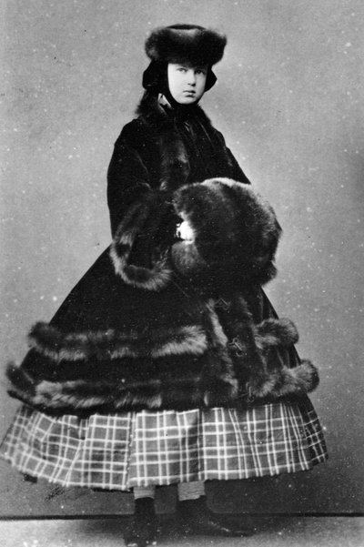 دوقة روسيا ماريا الكسندروفنا ، c1861-c1865 بواسطة غير معروف