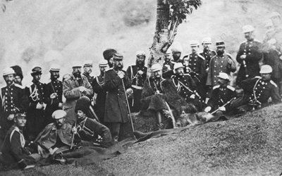 Grand Duke Michael Nikolaevich من روسيا في رحلة استكشافية ، c1880 بواسطة غير معروف