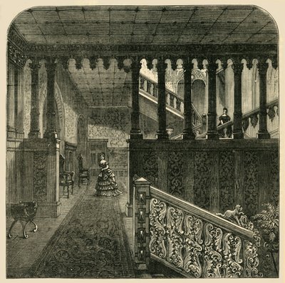 درج كبير ، منزل هولاند ، c1876. بواسطة غير معروف