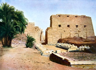 معبد آمون ري الكبير ، الكرنك ، الأقصر ، مصر ، القرن العشرين بواسطة غير معروف