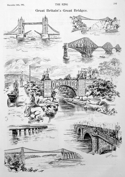 بريطانيا العظمى الجسور الكبرى ، الإعلان عن Owbridge Lung Tonic ، 1901 بواسطة غير معروف