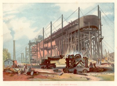 الشرقية الكبرى على الأسهم في ميلوال على نهر التايمز ، 1857 بواسطة غير معروف