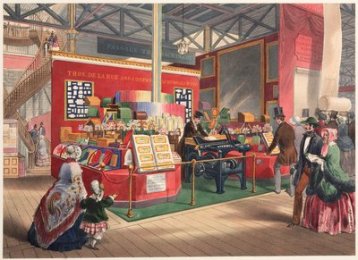 المعرض الكبير 1851 De la Rue's Stationery Stationery and Envelope Machine بواسطة غير معروف