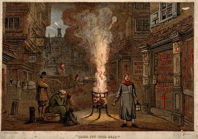الطاعون العظيم في لندن ، 1665 بواسطة غير معروف