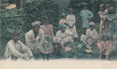 تحية من جامايكا. غسيل العصائر ، 1905. بواسطة غير معروف