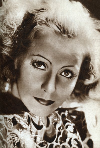 غريتا جاربو ، ممثلة سويدية ، 1933 بواسطة غير معروف