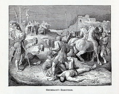 تنفيذ Grumbachs ، 1882 بواسطة غير معروف