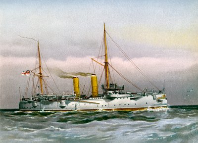 HMS Magicienne، Royal Navy 2nd class cruiser، c1890-c1893 بواسطة غير معروف