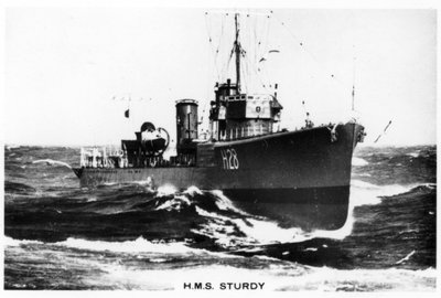 HMS Sturdy ، مدمرة من الفئة S ، 1937 بواسطة غير معروف