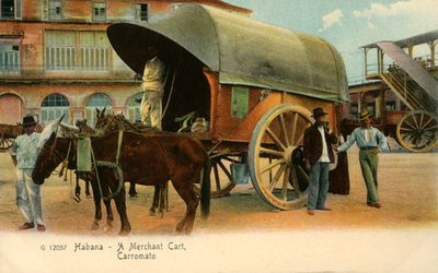 حبانة - عربة تجارية ، كاروماتو ، c1910. بواسطة غير معروف