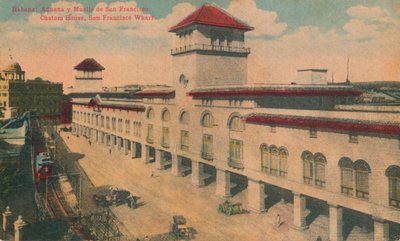 هافانا: جمارك ورصيف سان فرانسيسكو. Custom House ، سان فرانسيسكو وارف ، كوبا ، c1910 بواسطة غير معروف