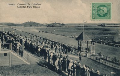 هافانا. سباقات الحديقة الشرقية ، c1910 بواسطة غير معروف
