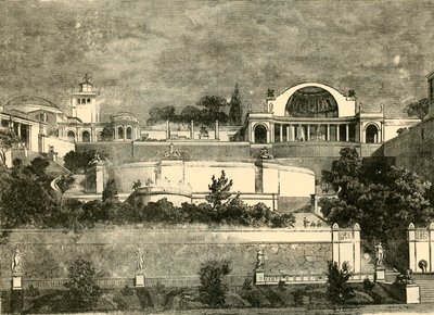 فيلا هادريان في تيبور ، 1890. بواسطة غير معروف