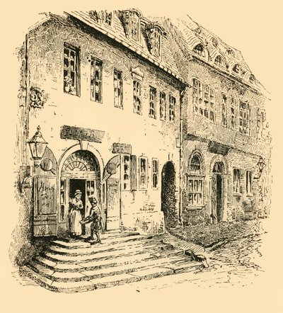 مسقط رأس هاندلز ، هاله ، ساكسونيا ، 1907. بواسطة غير معروف