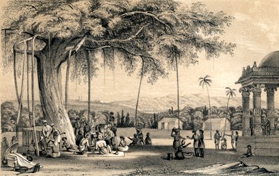رئيس القرية التي عقدت محكمته ، 1847 بواسطة غير معروف