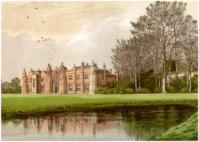 Hengrave Hall ، سوفولك ، موطن عائلة غيج ، c1880 بواسطة غير معروف