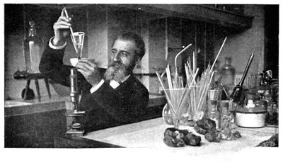 هنري مويسان ، كيميائي فرنسي ، c1900 بواسطة غير معروف