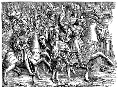 هنري الثامن في مجال قماش الذهب ، 1520 ، 1870 بواسطة غير معروف