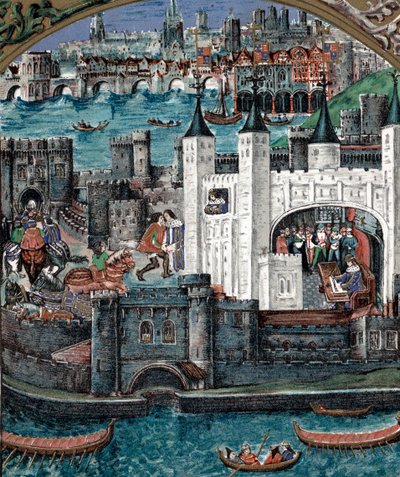 هنري السابع في برج لندن 1485-1509 بواسطة غير معروف