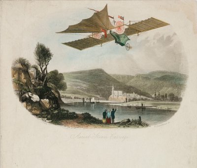 عربة البخار الهوائية لهينسون ، عام 1843 بواسطة غير معروف